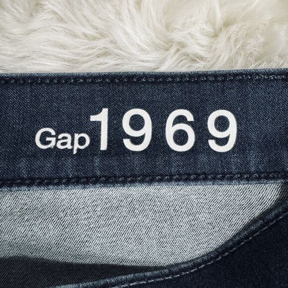 Gap Legging Jeans Womens 29/8 Blue Zip Ankles Stretch Denim Measures 32 x 27 - Picture 3 of 8